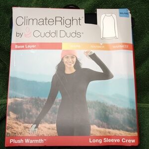 Cuddl Duds XXL/XXL climate right long sleeve crew.